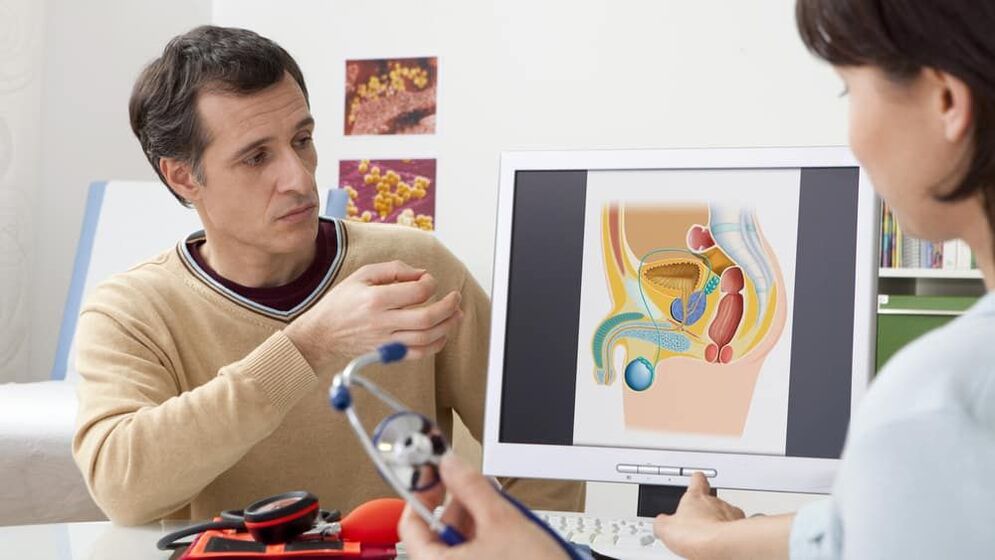 diagnosi di prostatite da parte di un medico